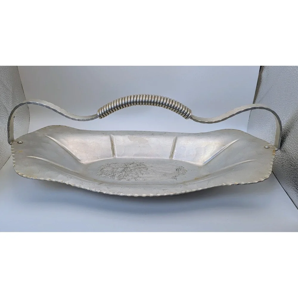 Vintage Keystoneware Aluminum Bride's Basket